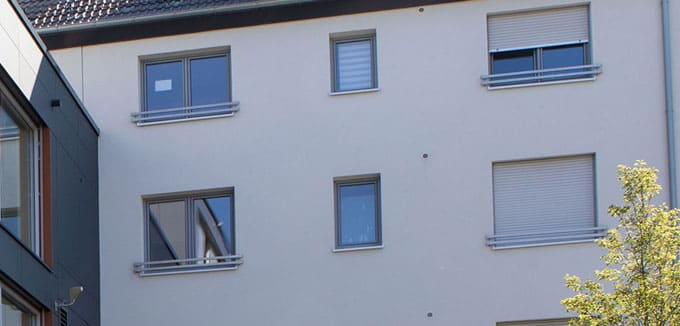 Echte Wohnanlage
